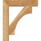 Ekena Millwork Westlake Block Rough Sawn Bracket w/ Offset Brace, Western Red Cedar, 6"W x 24"D x 28"H BKT0604X24X28WTL05RWR - alternate 4
